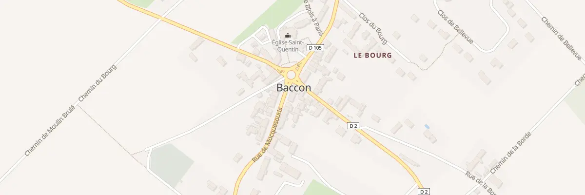 Plan du 27 Rue de Mocquesouris à Baccon