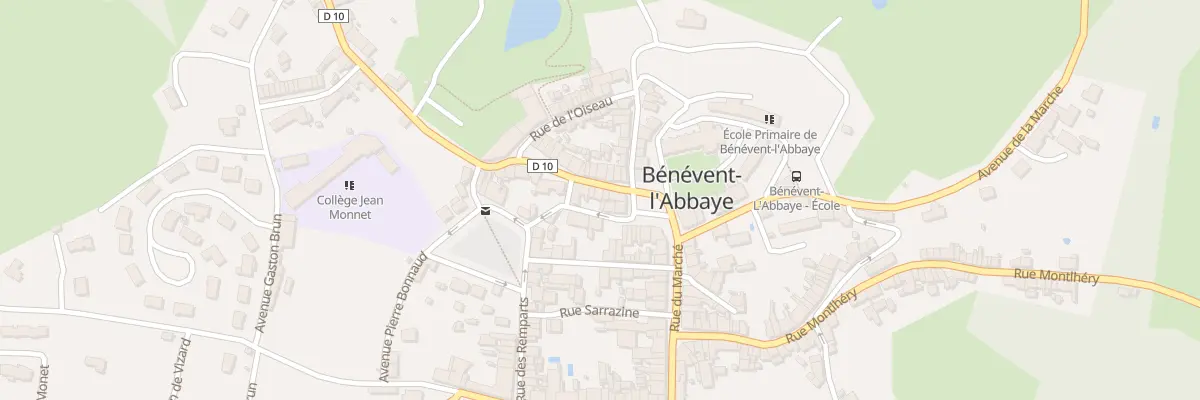 Plan du 5 Rue de La Liberté à Bénévent-l’Abbaye