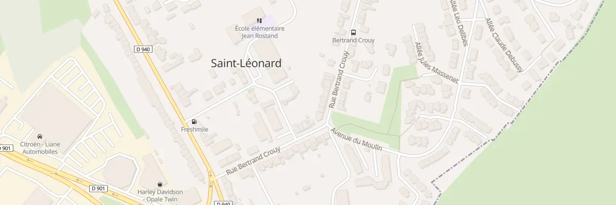 Plan du 17 Rue Bertrand Crouy à Saint-Léonard
