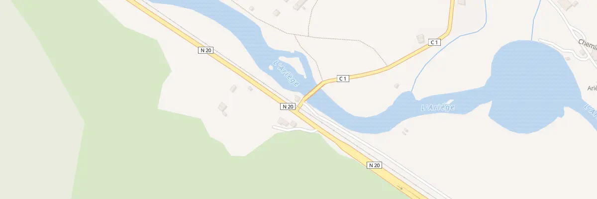 Plan du 2 Rte du Pont d’Ornolac à Ornolac-Ussat-les-Bains