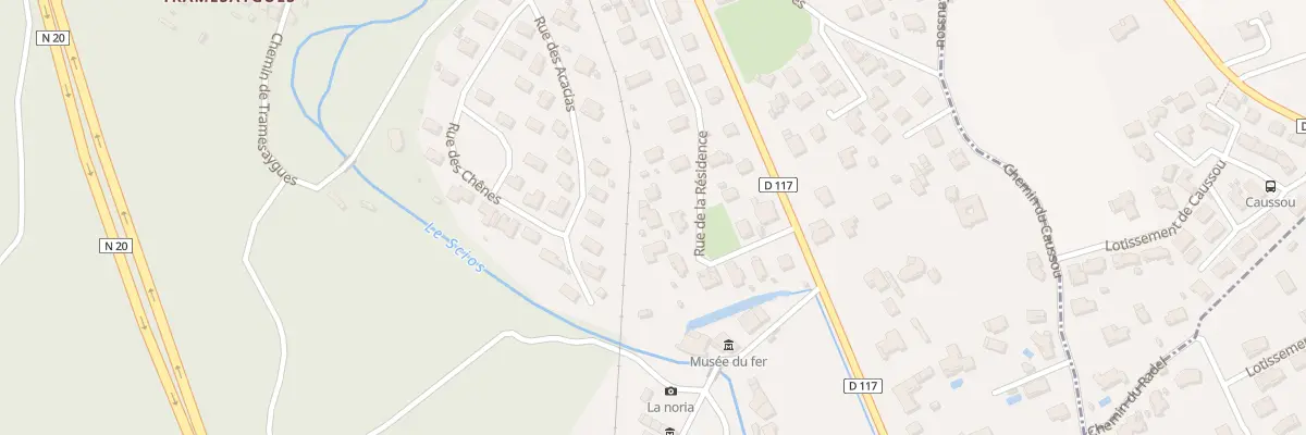 Plan du 40 Rue de la Residence à Montgailhard