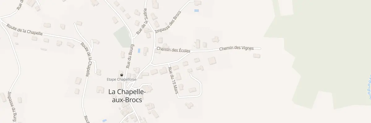 Plan du 5366 Chem Des Vignes à La Chapelle-aux-Brocs