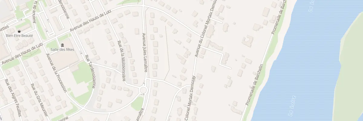 Plan du 38 Av du Col Morlaix Demozay à Beaugency