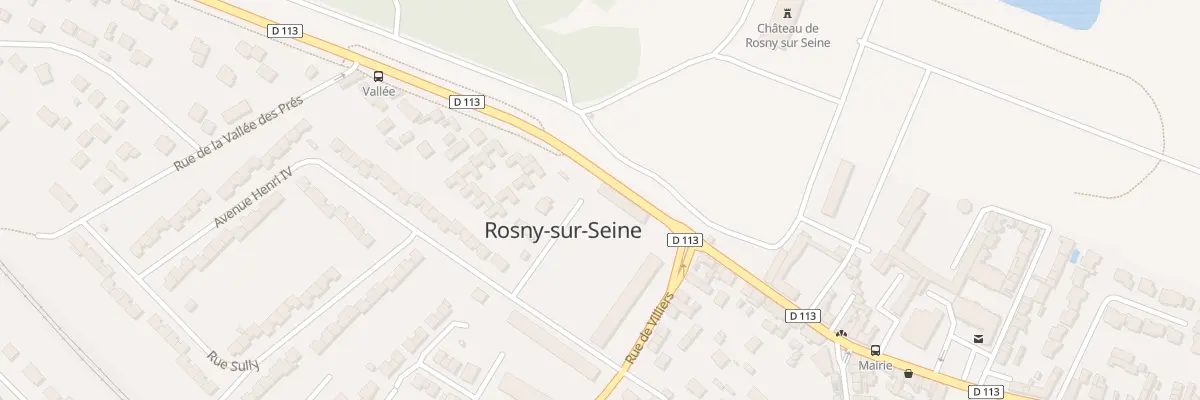 Plan du 111 Rue Nationale à Rosny-sur-Seine