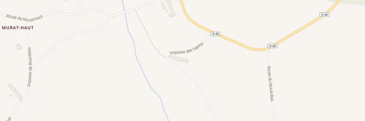 Plan du 5127 Murat Nord à Sussac