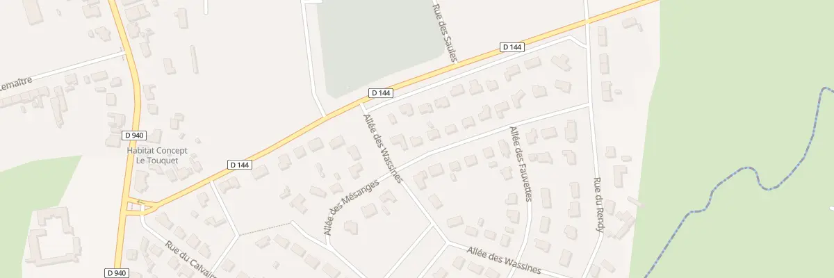 Plan du 190 All des Primevères à Cucq