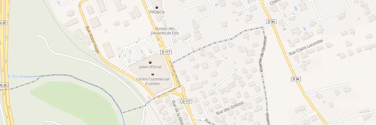 Plan du 2 Rue du Vignoble à Montgailhard