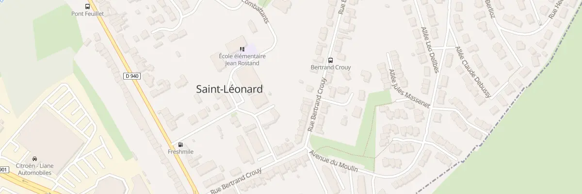 Plan du 31 Rue Bertrand Crouy à Saint-Léonard