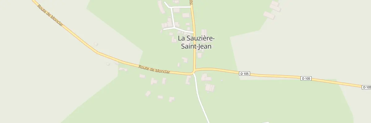 Plan du 5092 Le Village à La Sauzière-Saint-Jean