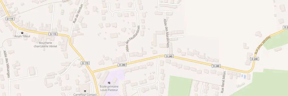 Plan du 36 Rue John Whitley à Condette