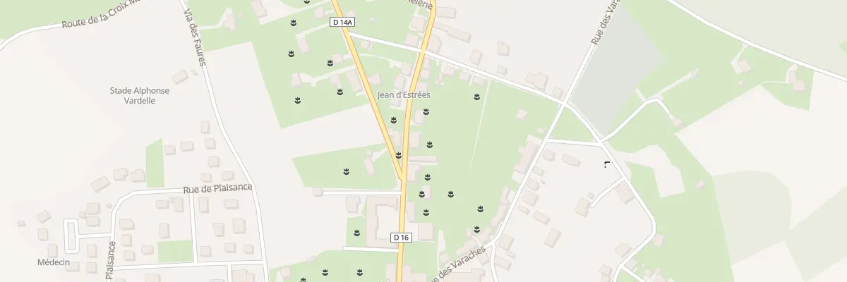 Plan du 22 Rte des Lacs à Bujaleuf