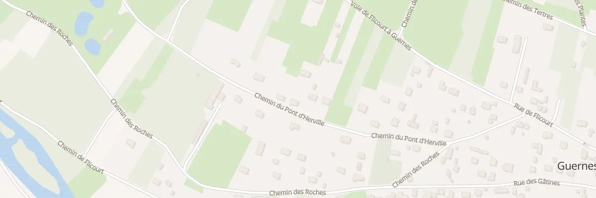 Plan du 34 Che du Pont d’Herville à Guernes