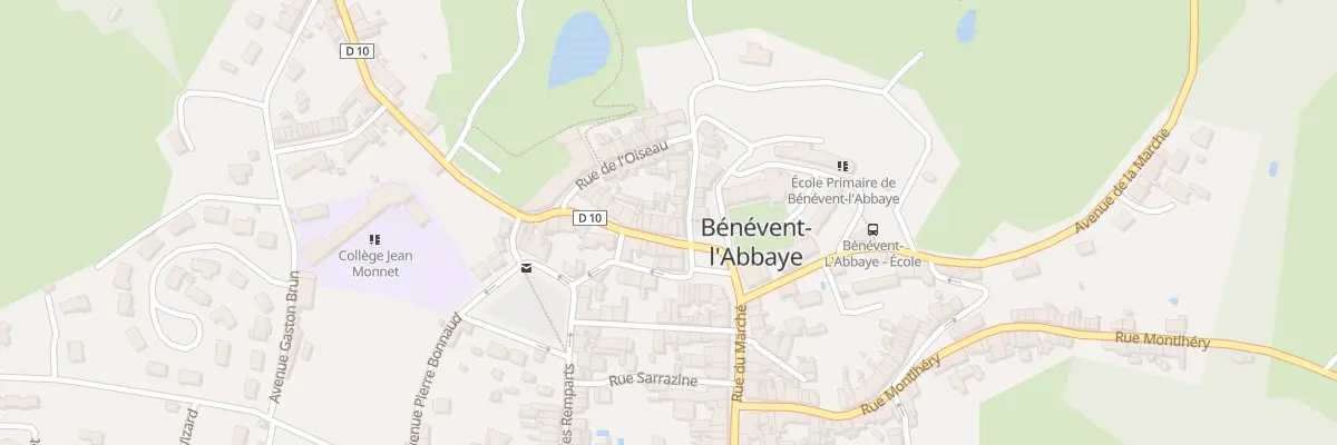 Plan du 6 Rue de La Liberté à Bénévent-l’Abbaye