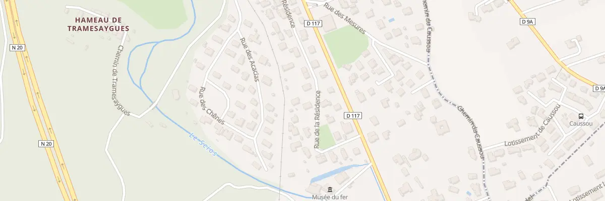 Plan du 34 Rue de la Residence à Montgailhard