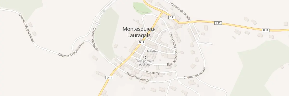 Plan du 25 Rue des Plumassières à Montesquieu-Lauragais