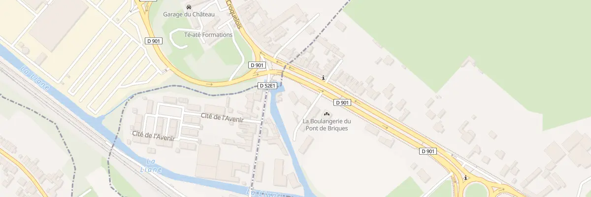 Plan du 8 Rte Nationale à Isques