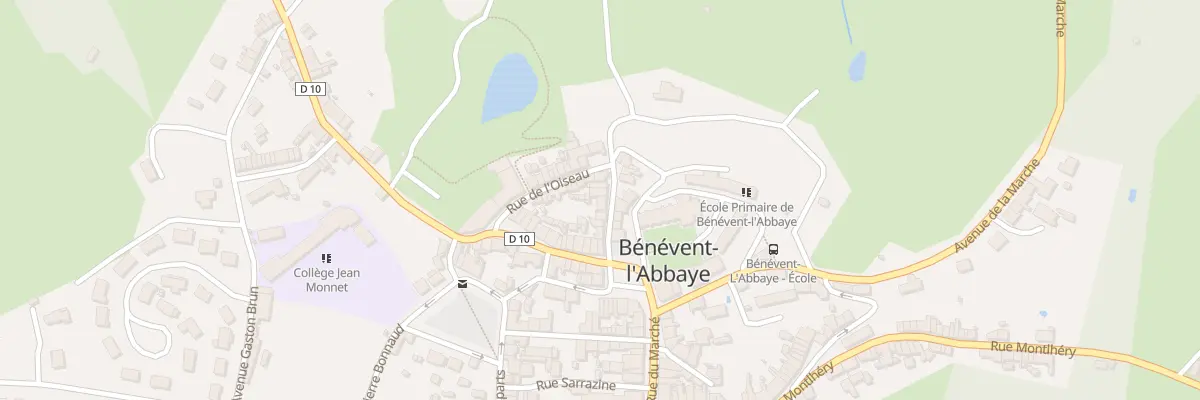 Plan du 7B Rue de l’Hopital à Bénévent-l’Abbaye