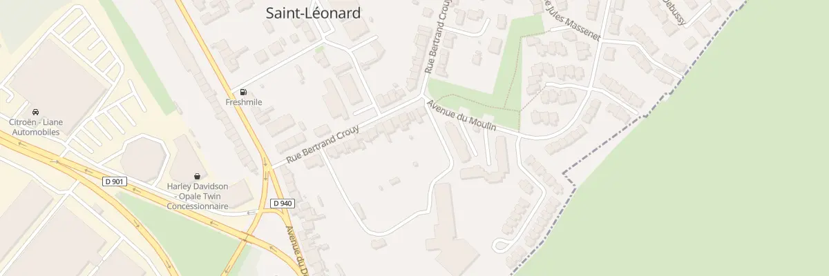 Plan du 24 Rue Bertrand Crouy à Saint-Léonard