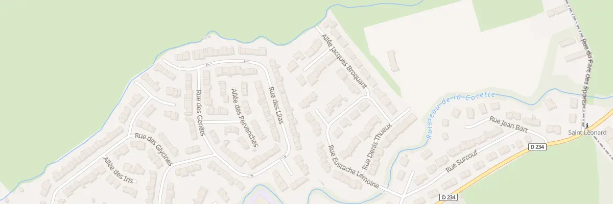 Plan du 35 Rue Eustache Lemoine à Saint-Léonard