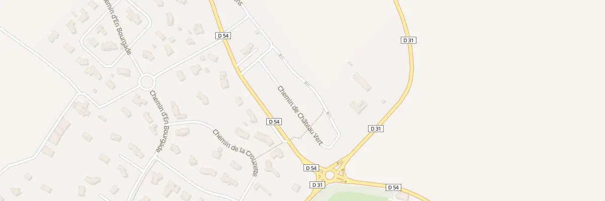 Plan du 14 Che de Château Vert à Préserville