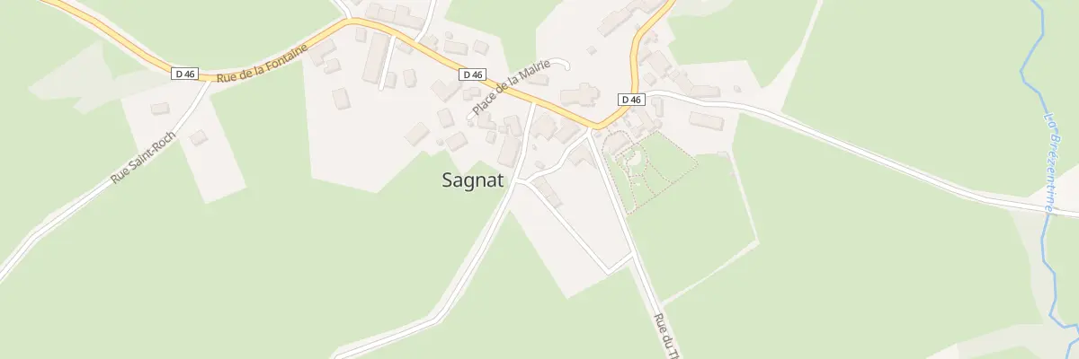 Plan du 1 All de la Changotine à Sagnat