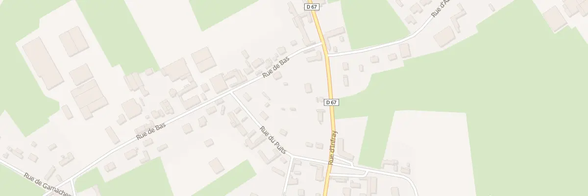 Plan du 3B Rue d’Infray à Bouillancourt-en-Séry