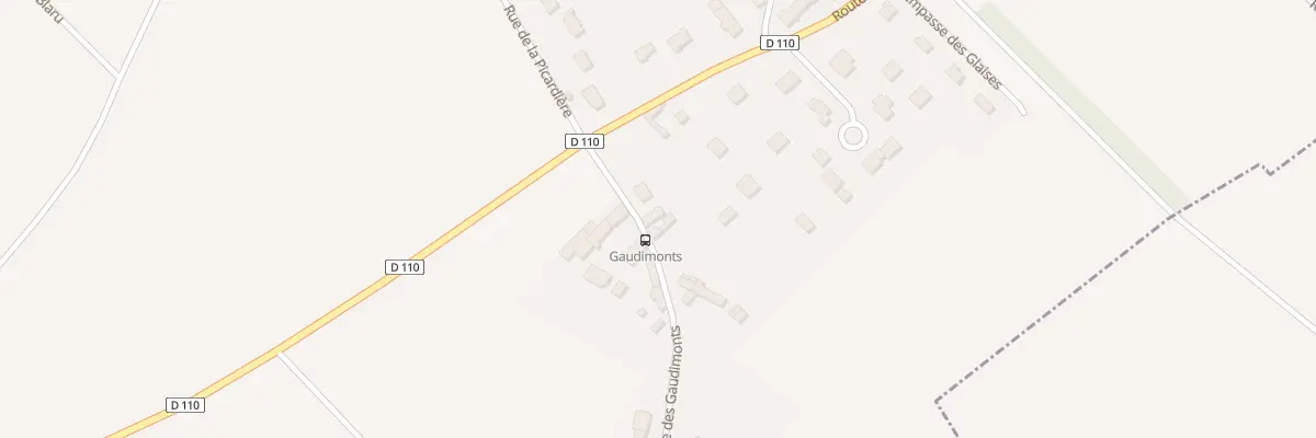 Plan du 3 Rue des Gaudimonts à Perdreauville