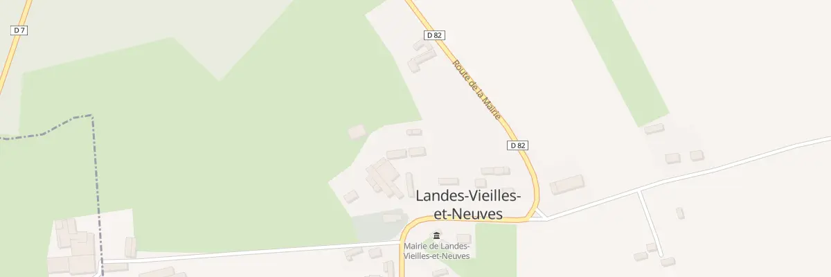 Plan du 5056 Le Bourg à Landes-Vieilles-et-Neuves