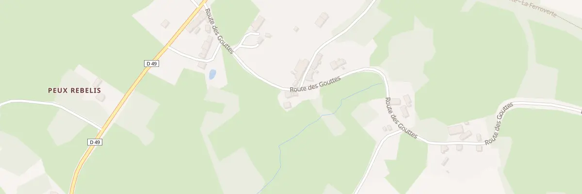 Plan du 12 Rte des Gouttes à Lafat