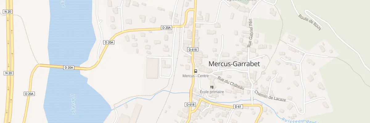 Plan du 16 Av Henri Marrot à Mercus-Garrabet