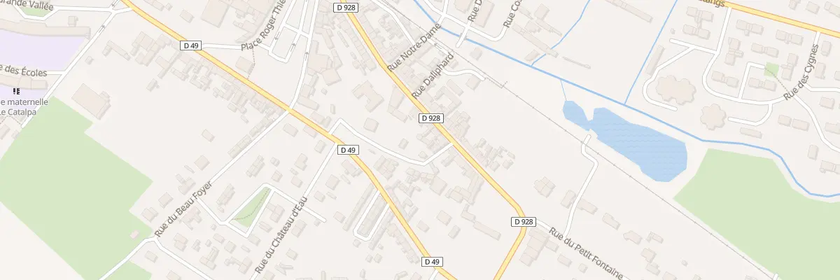 Plan du 42 Rue Saint-Denis à Blangy-sur-Bresle