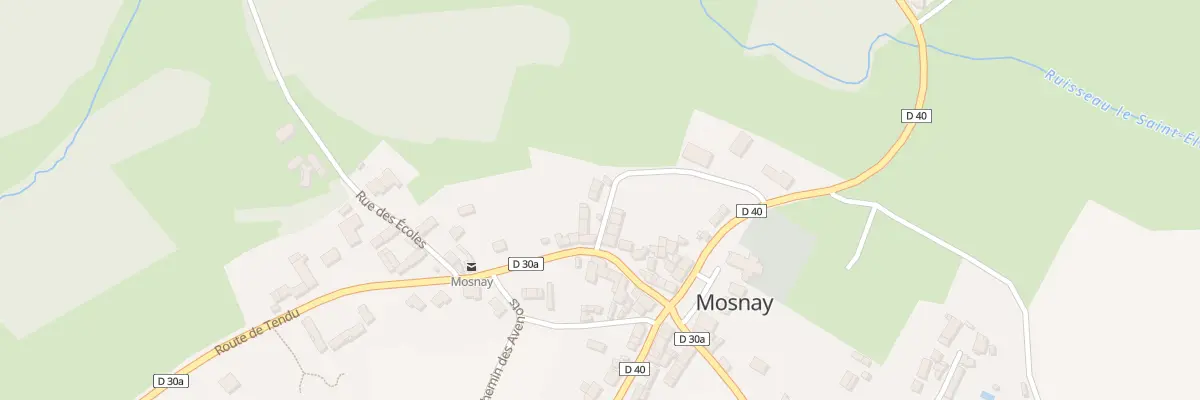 Plan du 5029 Le Bourg à Mosnay