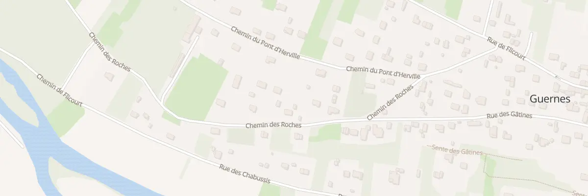 Plan du 16 Che des Roches à Guernes
