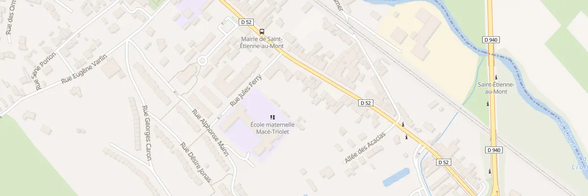 Plan du 30 Rue du Doc Brousse à Saint-Étienne-au-Mont