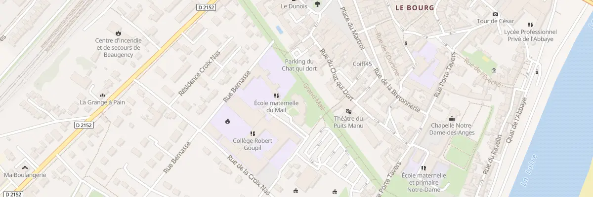 Plan du 7 Mail Grand Mail à Beaugency