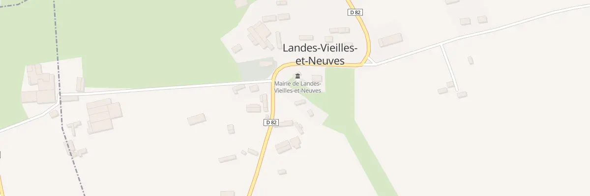 Plan du 13 Rue de la Mairie à Landes-Vieilles-et-Neuves