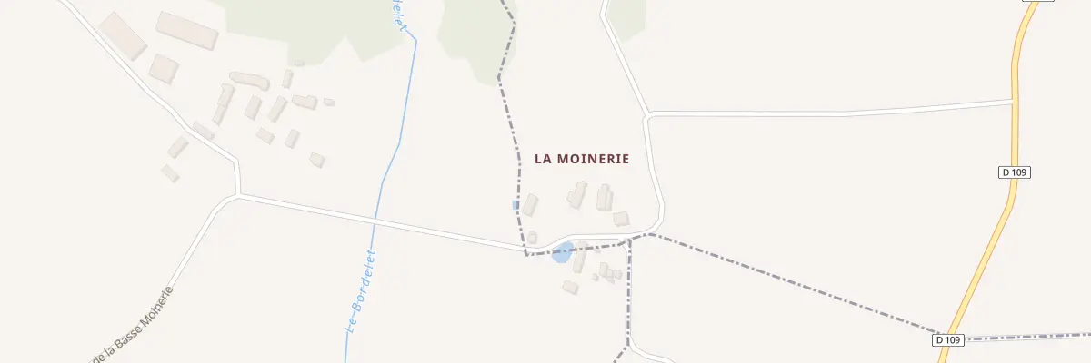 Plan du 4 La Moinerie à Poulaines