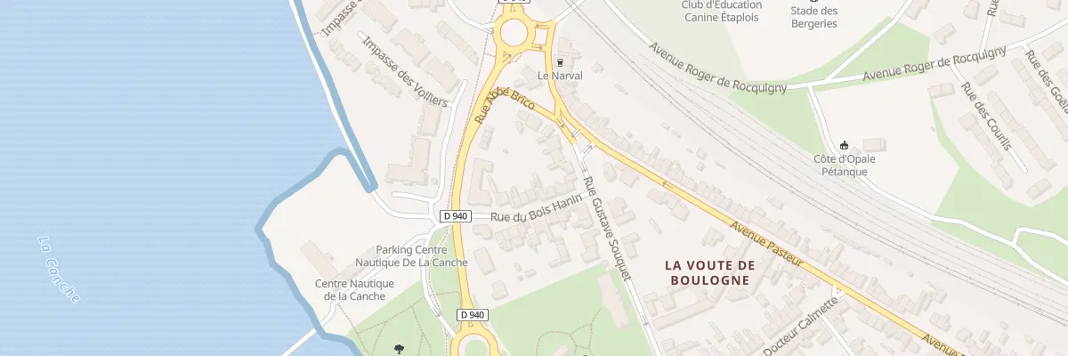Plan du 6 Rue du Bois Hanin à Étaples
