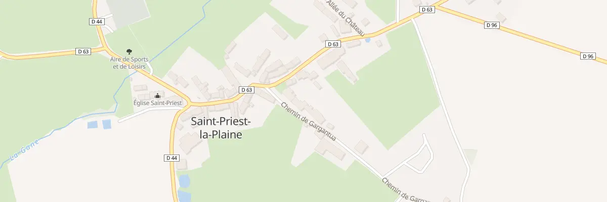 Plan du 4 Chem de Gargantua à Saint-Priest-la-Plaine