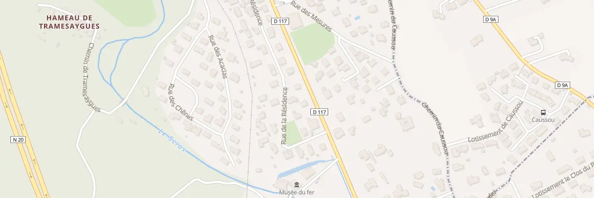 Plan du 15 Rue de la Residence à Montgailhard