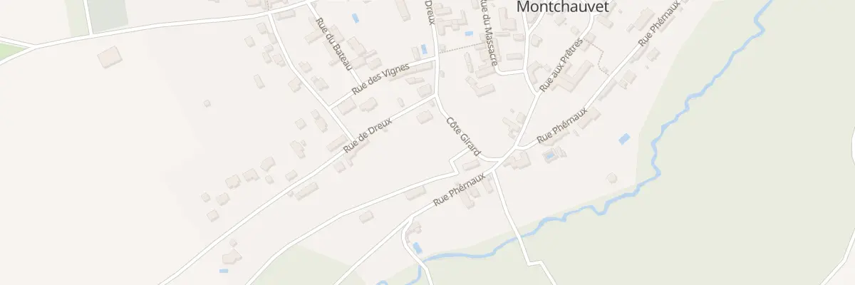 Plan du 13 Rue de Dreux à Montchauvet