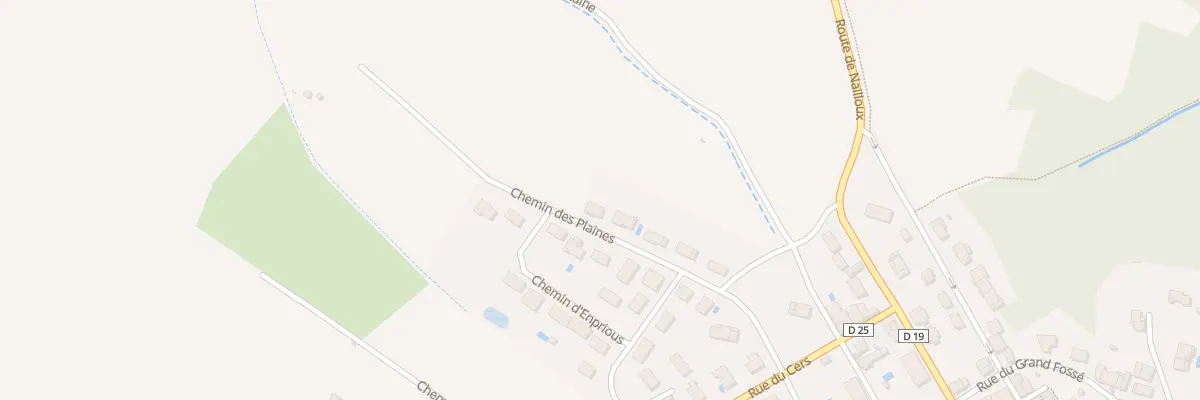 Plan du 9001 Rouqua à Montgeard