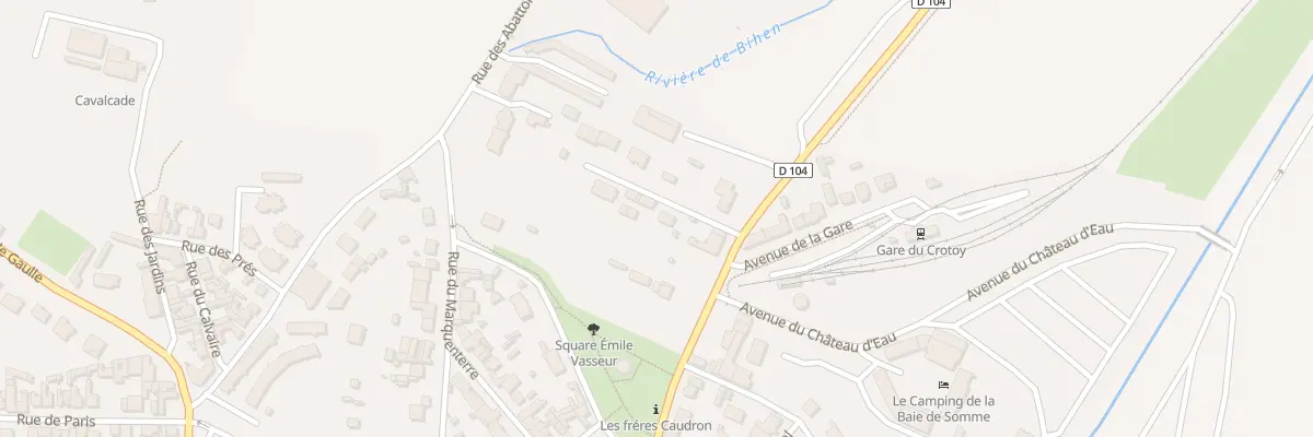 Plan du 3 Rte de Rue au Crotoy