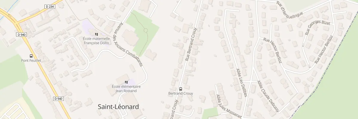 Plan du 53 Rue Bertrand Crouy à Saint-Léonard