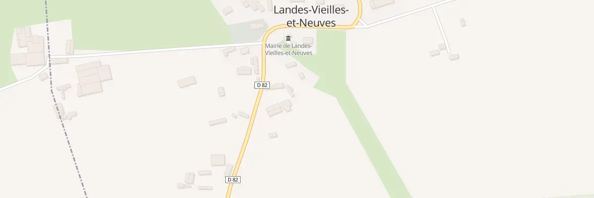 Plan du 11 Rue de la Mairie à Landes-Vieilles-et-Neuves