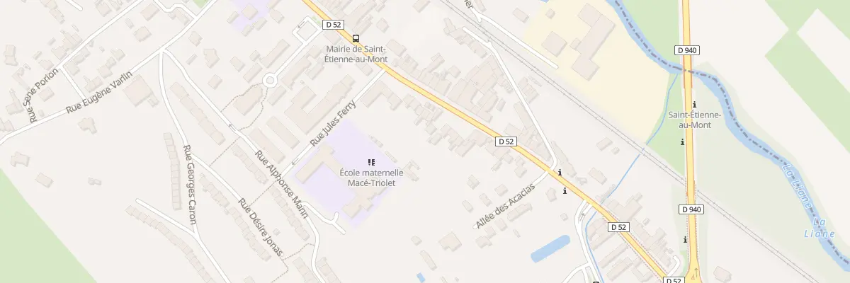 Plan du 38 Rue du Doc Brousse à Saint-Étienne-au-Mont