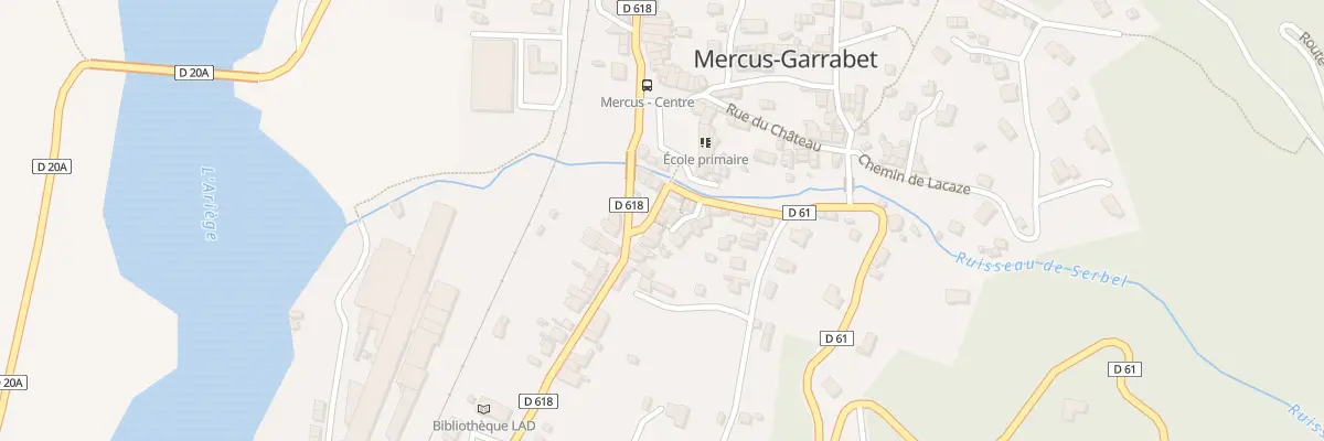 Plan du 341 Pl Frédéric Subra à Mercus-Garrabet