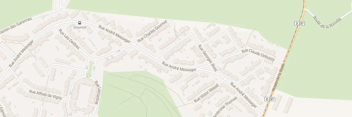 Plan du 93 Rue André Messager à Wimereux
