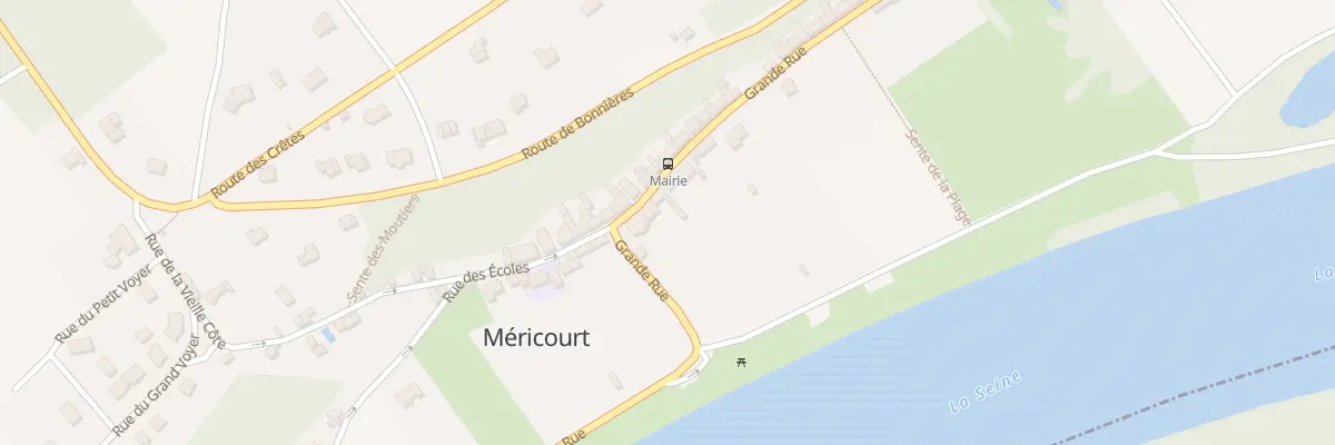 Plan du 14 Gr Grande Rue à Méricourt