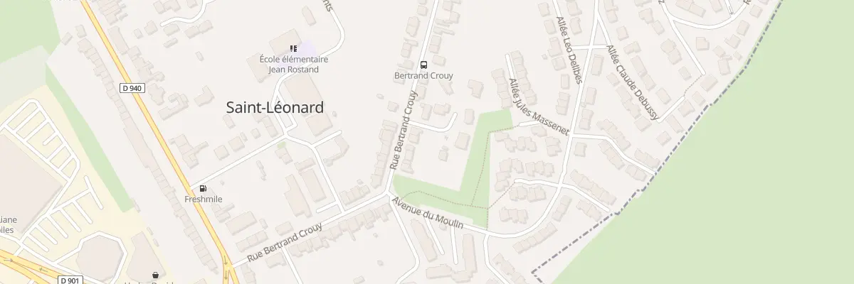 Plan du 36 Rue Bertrand Crouy à Saint-Léonard